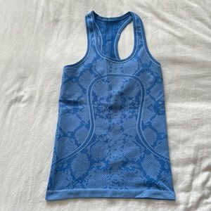 Blue Lululemon tank